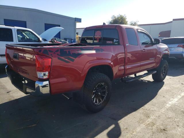 5TFRX5GNXGX071497 - 2016 TOYOTA TACOMA ACCESS CAB წითელი ფოტო 3