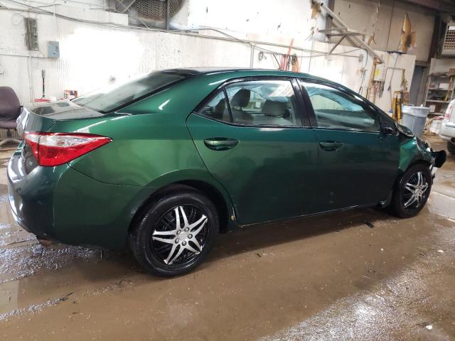 2T1BURHE3GC484442 - 2016 TOYOTA COROLLA L GREEN photo 3