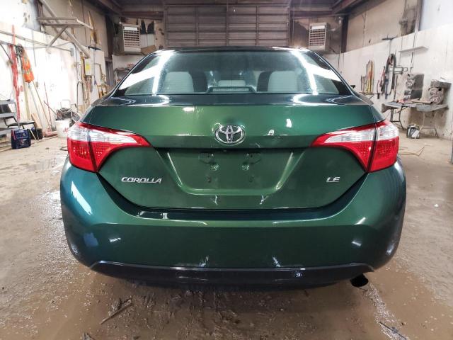 2T1BURHE3GC484442 - 2016 TOYOTA COROLLA L GREEN photo 6