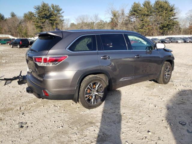 5TDJKRFH4GS263860 - 2016 TOYOTA HIGHLANDER XLE 灰色 照片 3
