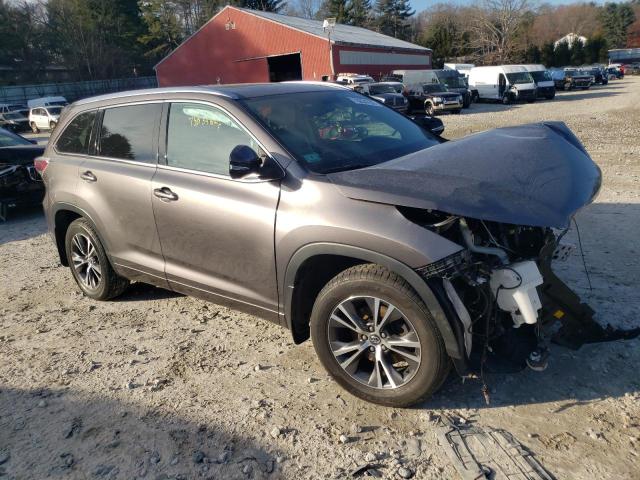 5TDJKRFH4GS263860 - 2016 TOYOTA HIGHLANDER XLE 灰色 照片 4