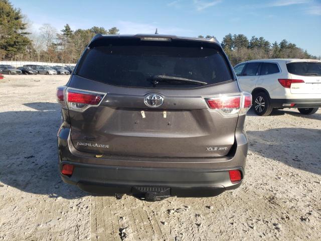 5TDJKRFH4GS263860 - 2016 TOYOTA HIGHLANDER XLE 灰色 照片 6