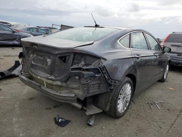 3FA6P0LU7FR245977 - 2015 FORD FUSION SE HYBRID GRAY photo 3