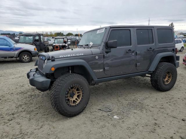 1C4BJWFGXJL848139 - 2018 JEEP WRANGLER RUBICON GRAY photo 1