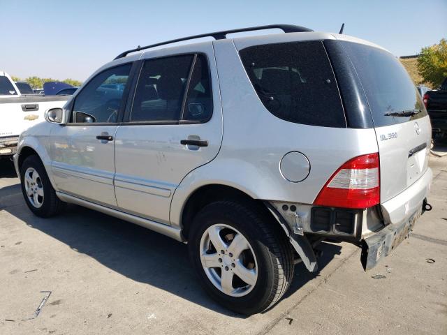 4JGAB57E35A544146 - 2005 MERCEDES-BENZ ML 350 SILVER photo 2