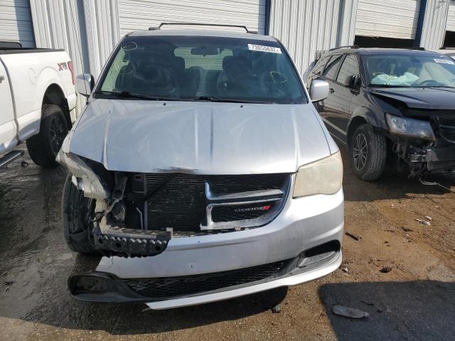 2C4RDGCG9CR295333 - 2012 DODGE GRAND CARA SXT SILVER photo 5