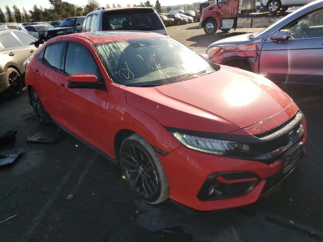 SHHFK7H91LU400279 - 2020 HONDA CIVIC SPORT TOURING أحمر صورة 4