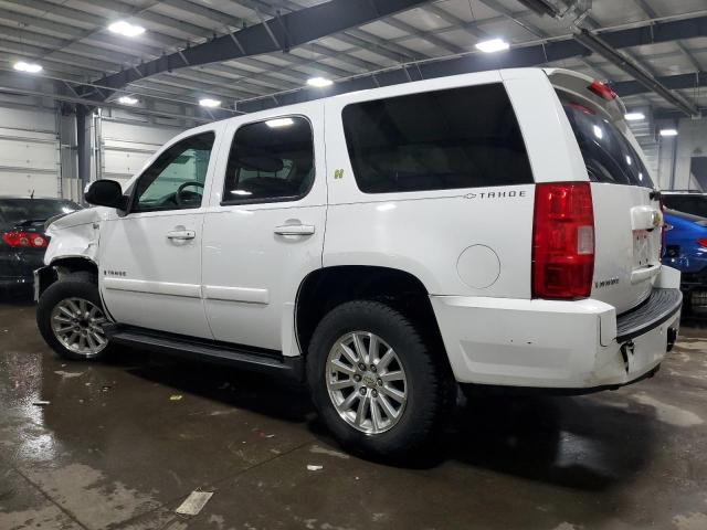 1GNFC13518R208272 - 2008 CHEVROLET TAHOE C1500 HYBRID WHITE photo 2