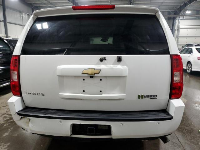 1GNFC13518R208272 - 2008 CHEVROLET TAHOE C1500 HYBRID WHITE photo 6