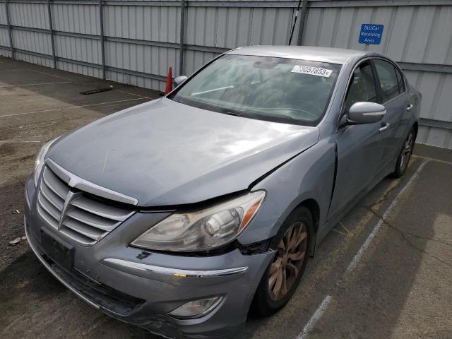 KMHGC4DD4DU256081 - 2013 HYUNDAI GENESIS 3.8L GRAY photo 1