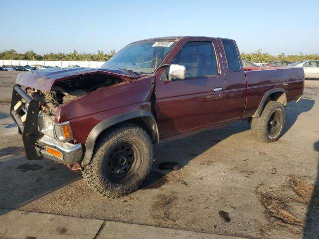 1N6SD16Y5TC347940 - 1996 NISSAN TRUCK KING CAB SE BURGUNDY photo 1