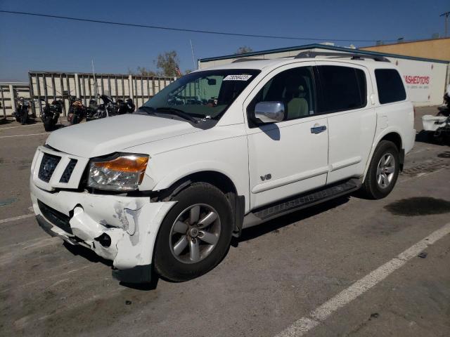 5N1AA08D08N616087 - 2008 NISSAN ARMADA SE WHITE photo 1