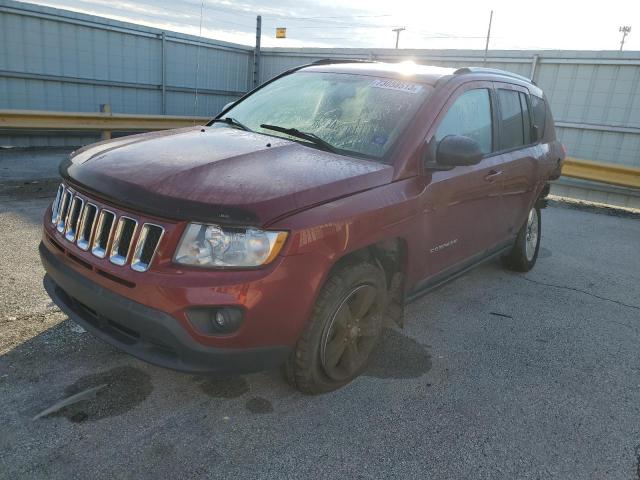 1J4NF4FB3BD135564 - 2011 JEEP COMPASS RED photo 1