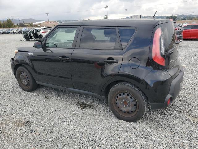 KNDJN2A29F7115973 - 2015 KIA SOUL BLACK photo 2