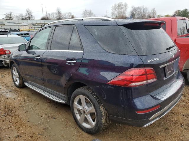 4JGDA5HB8HA954000 - 2017 MERCEDES-BENZ GLE 350 4MATIC BLUE photo 2