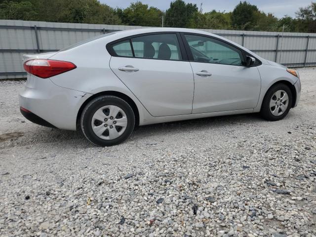 KNAFX4A65F5335487 - 2015 KIA FORTE LX SILVER photo 3