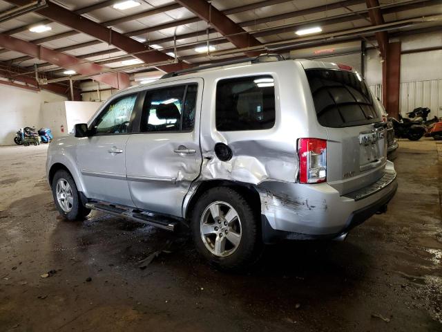 5FNYF4H54BB061686 - 2011 HONDA PILOT EXL SILVER photo 2