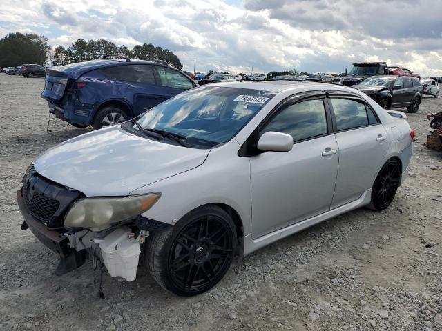 2T1BE40E89C019069 - 2009 TOYOTA COROLLA XRS SILVER photo 1