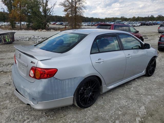 2T1BE40E89C019069 - 2009 TOYOTA COROLLA XRS SILVER photo 3