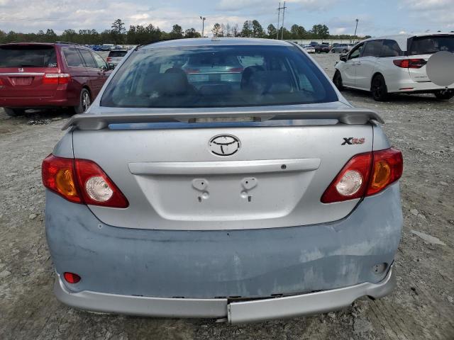 2T1BE40E89C019069 - 2009 TOYOTA COROLLA XRS SILVER photo 6