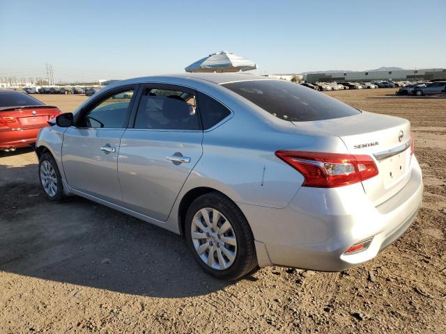 3N1AB7AP8HY341606 - 2017 NISSAN SENTRA S SILVER photo 2