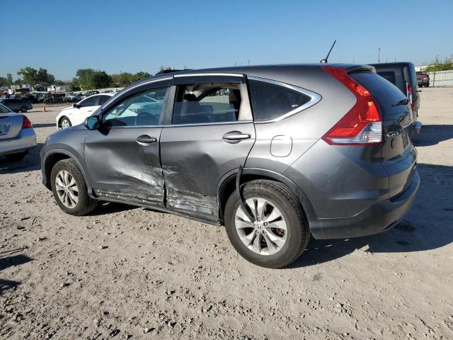 2HKRM4H53EH657405 - 2014 HONDA CR-V EX GRAY photo 2