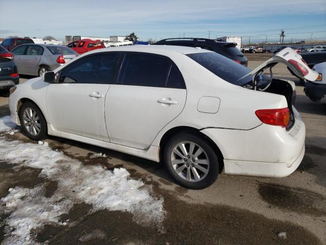 1NXBU40E49Z067072 - 2009 TOYOTA COROLLA BASE WHITE photo 2