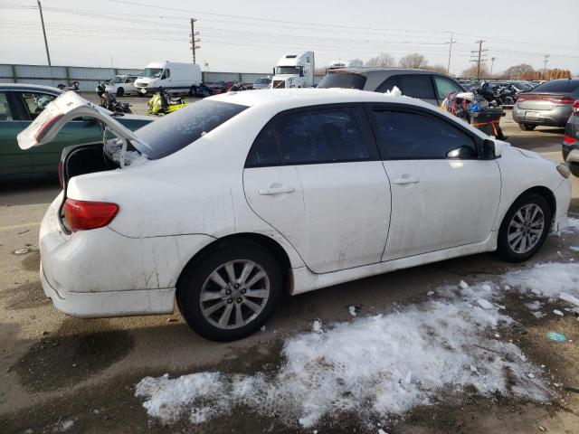 1NXBU40E49Z067072 - 2009 TOYOTA COROLLA BASE WHITE photo 3