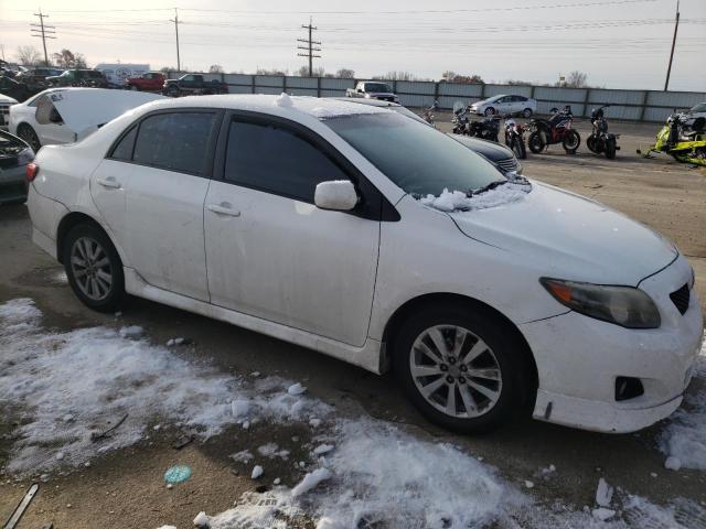 1NXBU40E49Z067072 - 2009 TOYOTA COROLLA BASE WHITE photo 4