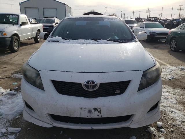 1NXBU40E49Z067072 - 2009 TOYOTA COROLLA BASE WHITE photo 5