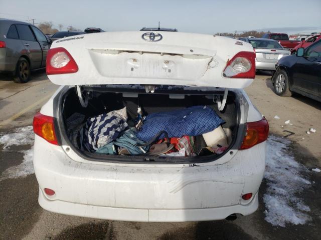 1NXBU40E49Z067072 - 2009 TOYOTA COROLLA BASE WHITE photo 6