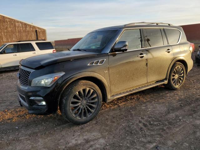 JN8AZ2NE6G9123743 - 2016 INFINITI QX80 BLACK photo 1