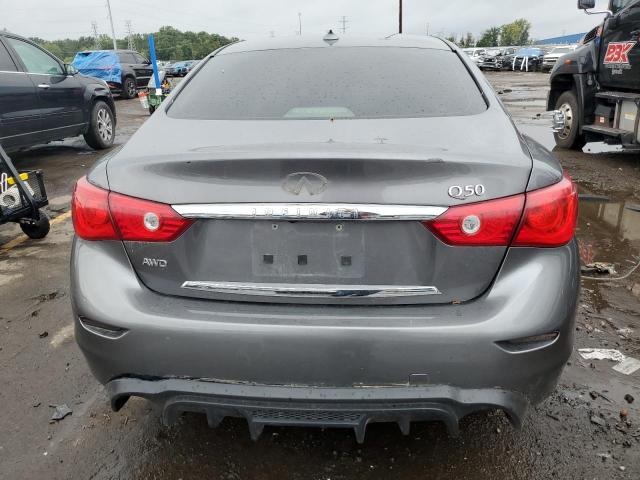 JN1BV7AR8EM704904 - 2014 INFINITI Q50 BASE GRAY photo 6