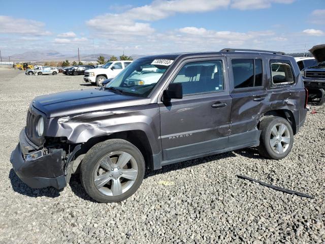 1C4NJRFB7GD661804 - 2016 JEEP PATRIOT LATITUDE GRAY photo 1