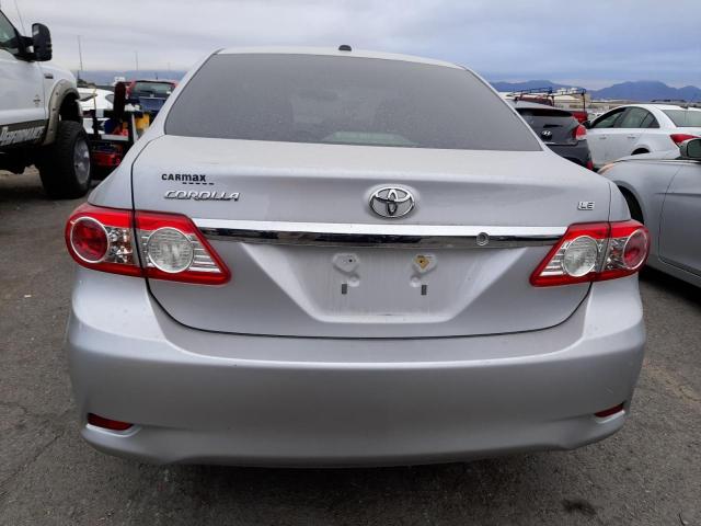 2T1BU4EE7BC552094 - 2011 TOYOTA COROLLA BASE SILVER photo 6