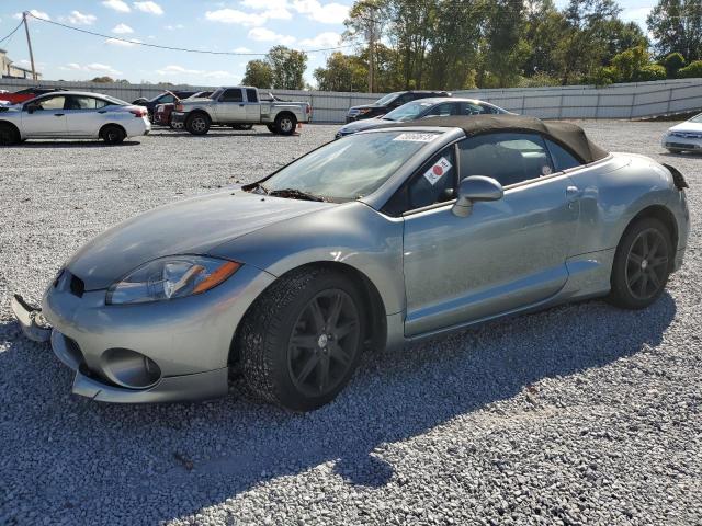 4A3AL35T57E041587 - 2007 MITSUBISHI ECLIPSE SPYDER GT SILVER photo 1