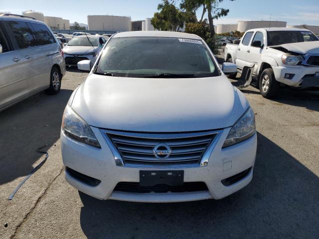 3N1AB7AP5EL622139 - 2014 NISSAN SENTRA S WHITE photo 5