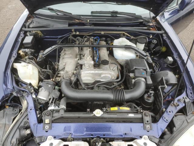 JM1NB353540403837 - 2004 MAZDA MX-5 MIATA BASE BLUE photo 11