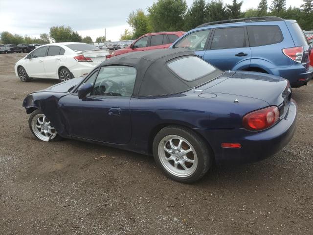 JM1NB353540403837 - 2004 MAZDA MX-5 MIATA BASE BLUE photo 2