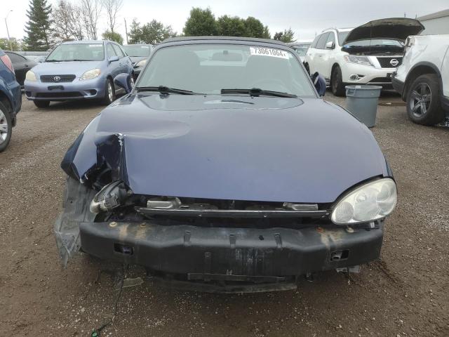 JM1NB353540403837 - 2004 MAZDA MX-5 MIATA BASE BLUE photo 5