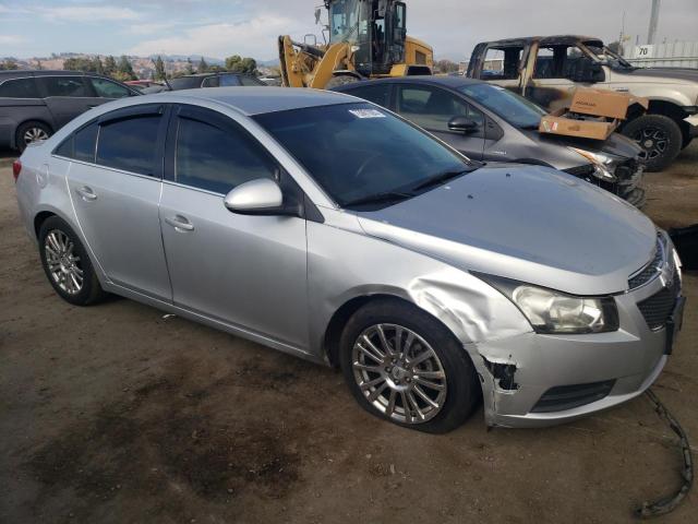 1G1PJ5SC7C7138011 - 2012 CHEVROLET CRUZE ECO SILVER photo 4