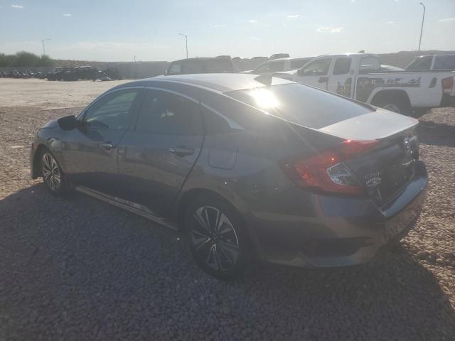 JHMFC1F78JX042256 - 2018 HONDA CIVIC EXL ვერცხლისფერი ფოტო 2