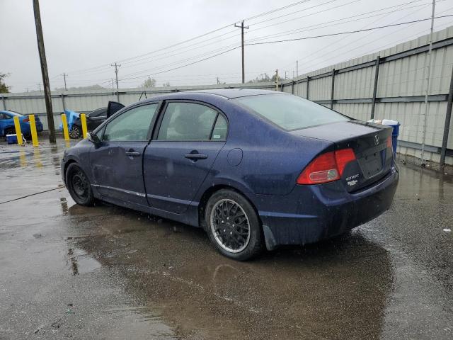 1HGFA16527L127021 - 2007 HONDA CIVIC LX BLUE photo 2