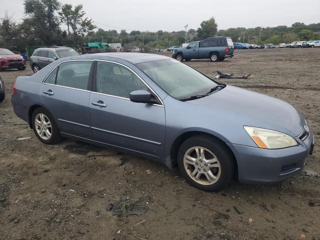 1HGCM56777A165102 - 2007 HONDA ACCORD EX BLUE photo 4