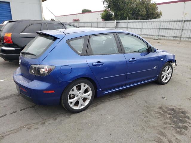 JM1BK144871742575 - 2007 MAZDA 3 HATCHBACK BLUE photo 3