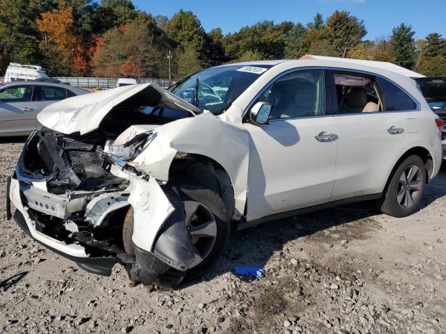 5FRYD4H22GB047965 - 2016 ACURA MDX WHITE photo 1