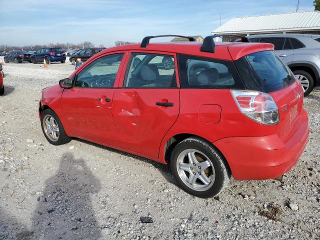 2T1KR32E55C329279 - 2005 TOYOTA COROLLA MA XR RED photo 2