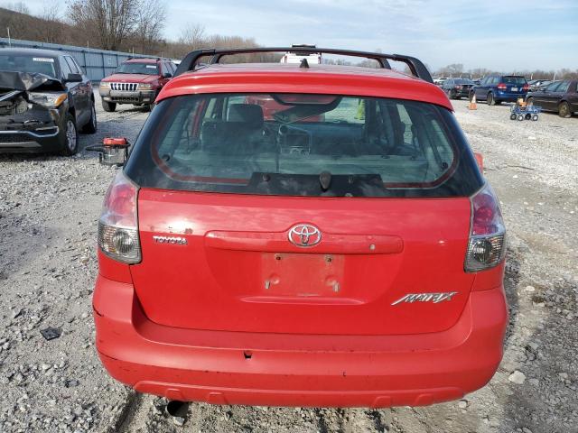 2T1KR32E55C329279 - 2005 TOYOTA COROLLA MA XR RED photo 6