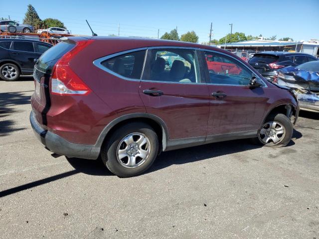 5J6RM4H32DL085066 - 2013 HONDA CR-V LX BURGUNDY photo 3