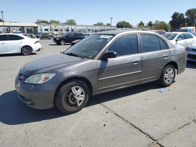 2HGES16325H583103 - 2005 HONDA CIVIC DX VP ნაცრისფერი ფოტო 1